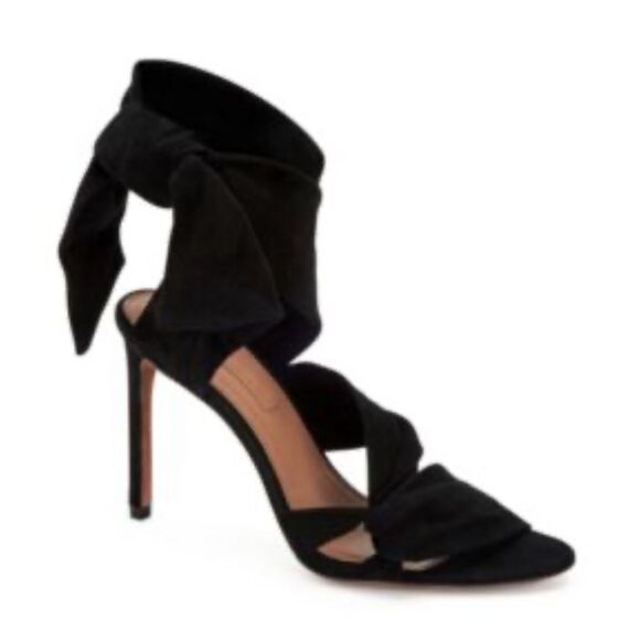 BCBGMAXAZRIA Emma Womens Suede Open Toe Heel Sandals 7 - Picture 3 of 8